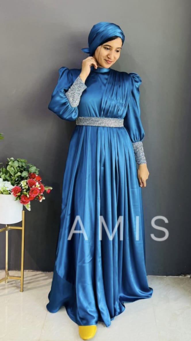 arabic dress HAND WORKED ARABIC GOWN