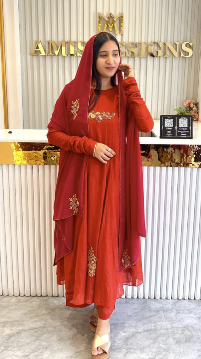 HAND WORKED SALWAR SET - AMIS 10112