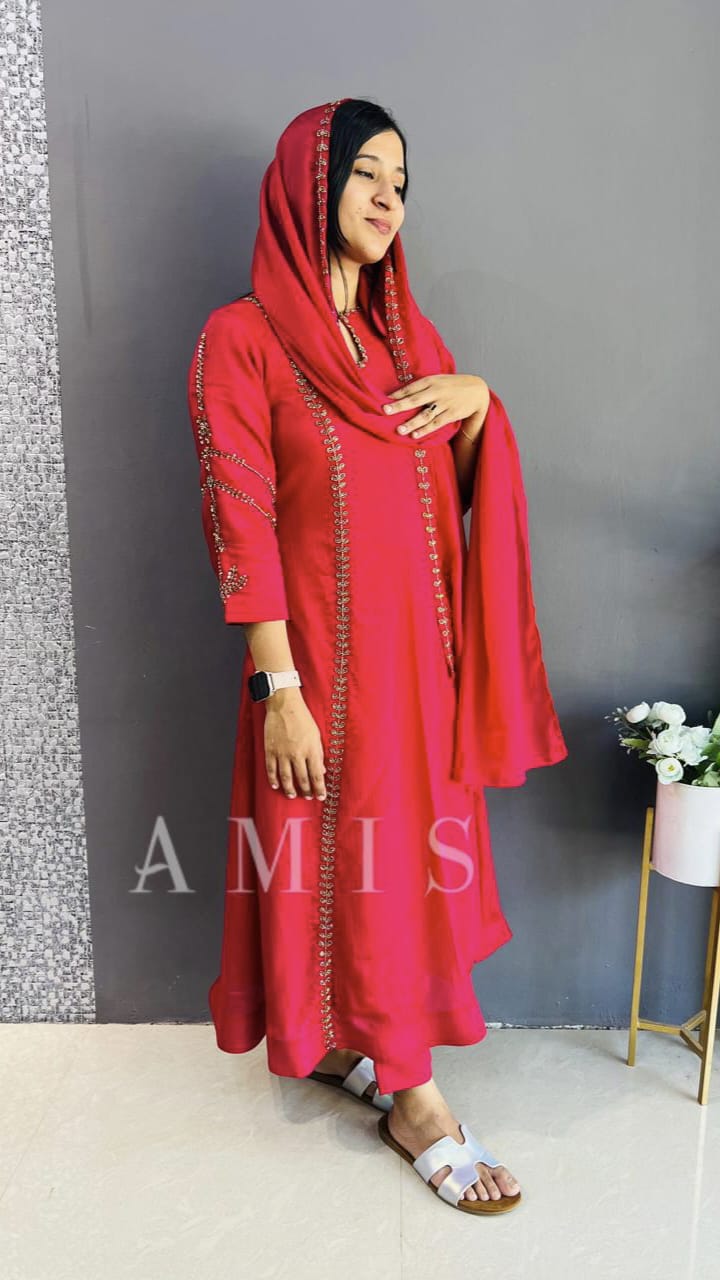 HAND WORKED ALINE SALWAR SET - AMIS 10002