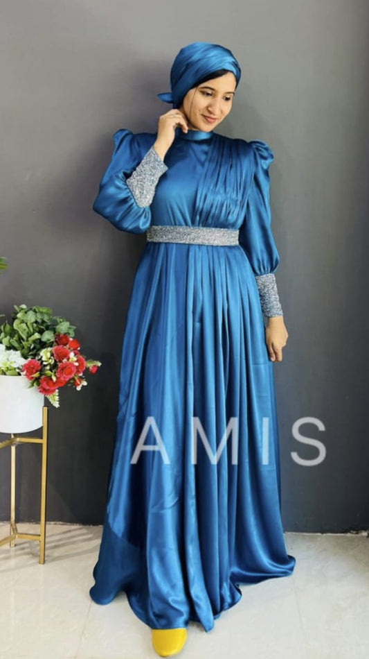 HAND WORKED ARABIC GOWN - AMIS 10006