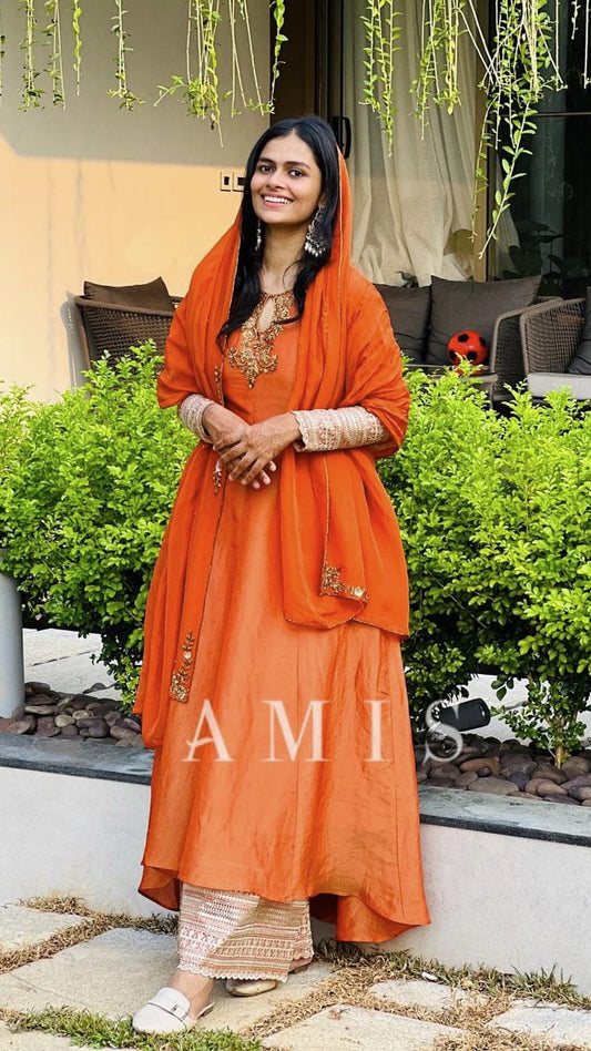 HAND WORKED UP AND DOWN 12 PANEL SALWAR - AMIS 10085