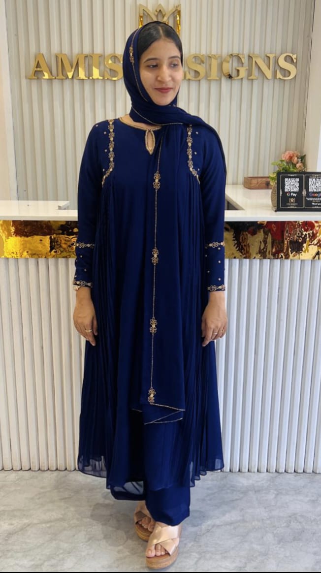 HAND WORKED SALWAR SET - AMIS 10106