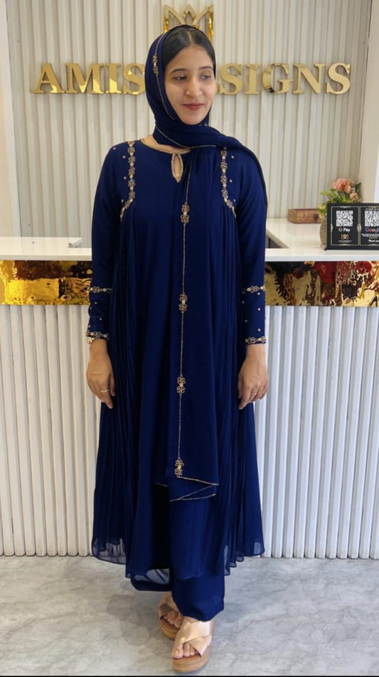 HAND WORKED SALWAR SET - AMIS 10106