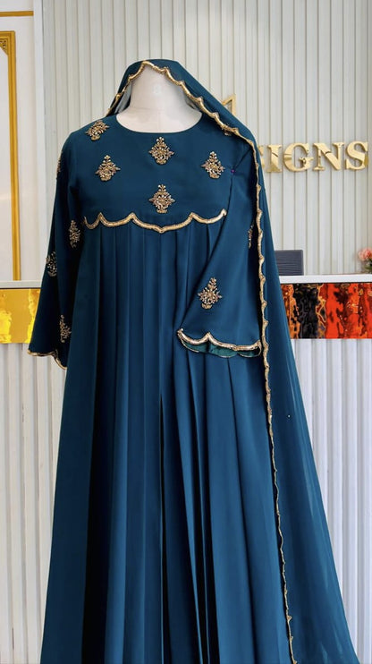 HAND WORKED SALWAR SET - AMIS 10107