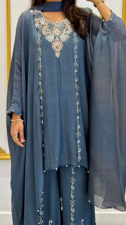 ASH HAND WORKED KAFTAN SET - AMIS 10128