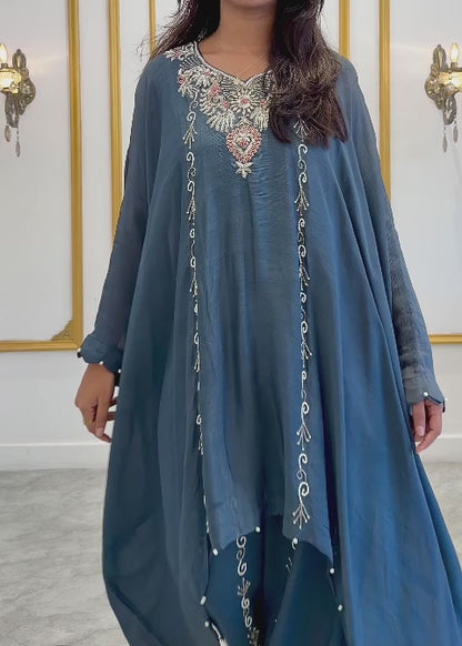 ASH HAND WORKED KAFTAN SET - AMIS 10128